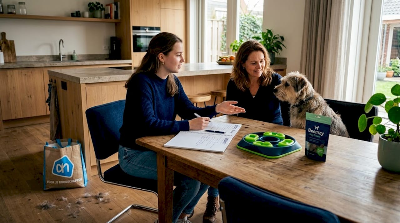 De diëtist komt bij jou thuis om zowel jou als je hond persoonlijk te adviseren.