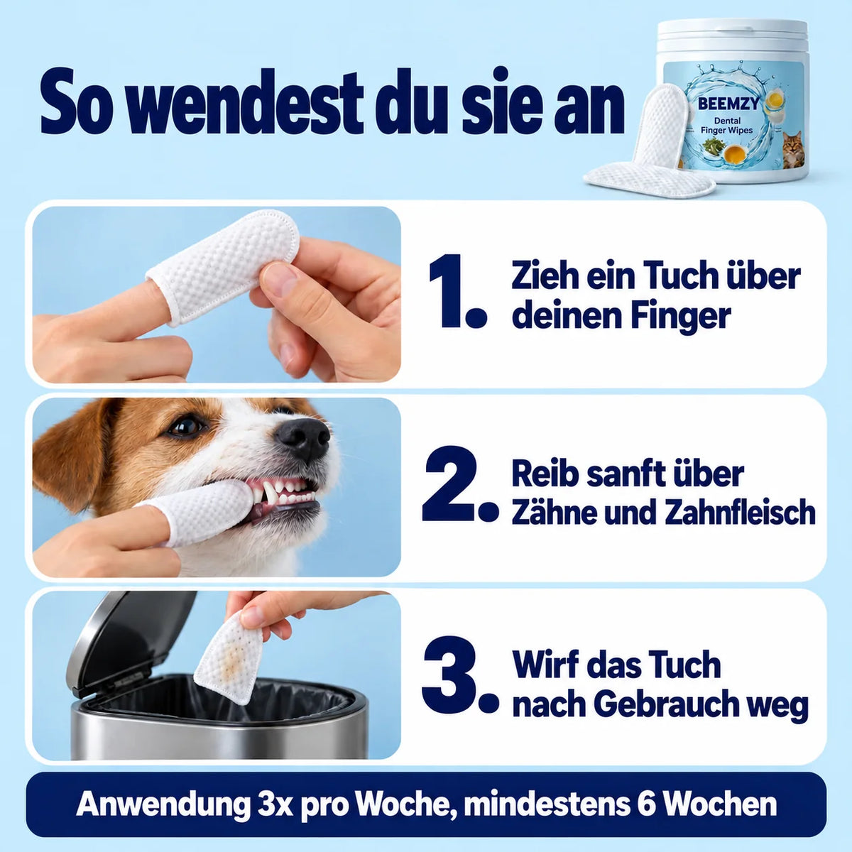 So wendest du sie an